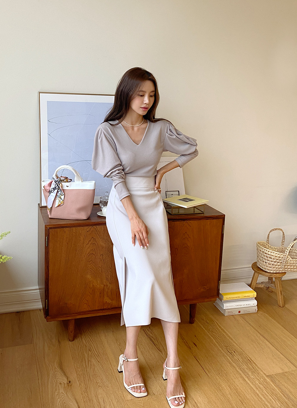 ストレッチスリットスカート | レディースファッション通販 - DHOLIC