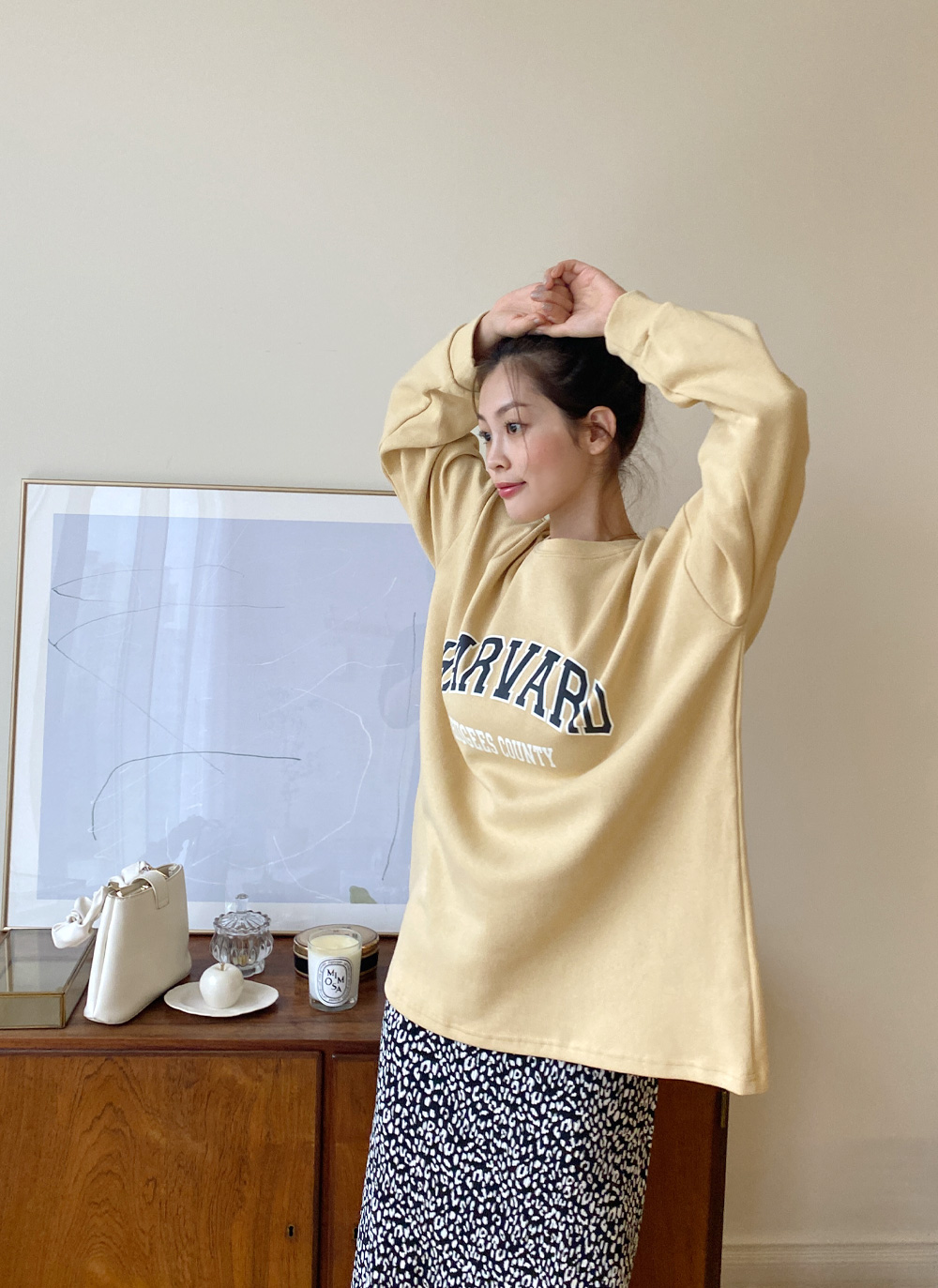 HARVARDロングスウェット | レディースファッション通販 - DHOLIC HARVARDロングスウェット | レディースファッション通販 - DHOLIC