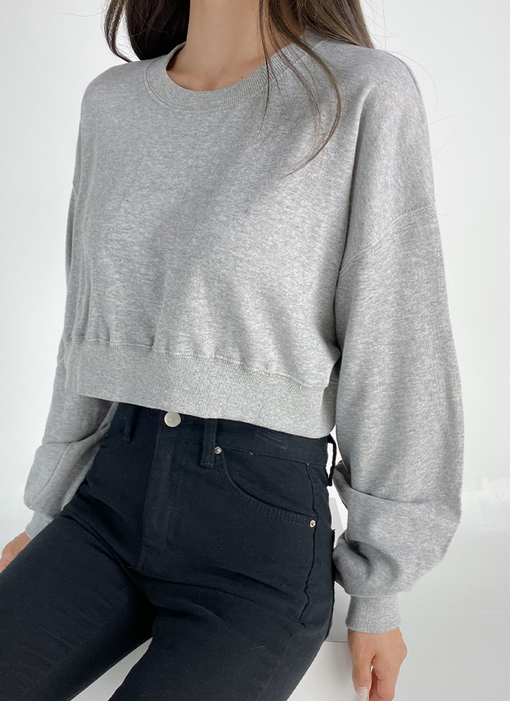 【boohoo】クロップド丈トップス スウェット&パンツ set 楽天市場】スウェット ショート丈 トップス ベリーショート