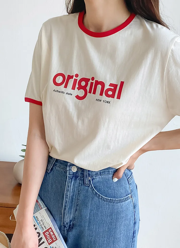originalリンガーTシャツ | realcoco | 詳細画像1