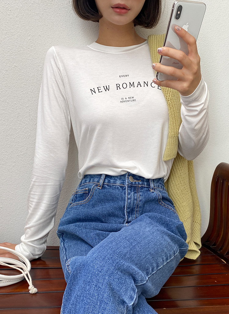 NEW ROMANCE長袖Tシャツ | レディースファッション通販 - DHOLIC