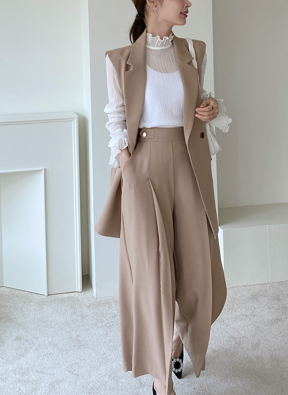 ダブルブレストベスト | レディースファッション通販 - DHOLIC