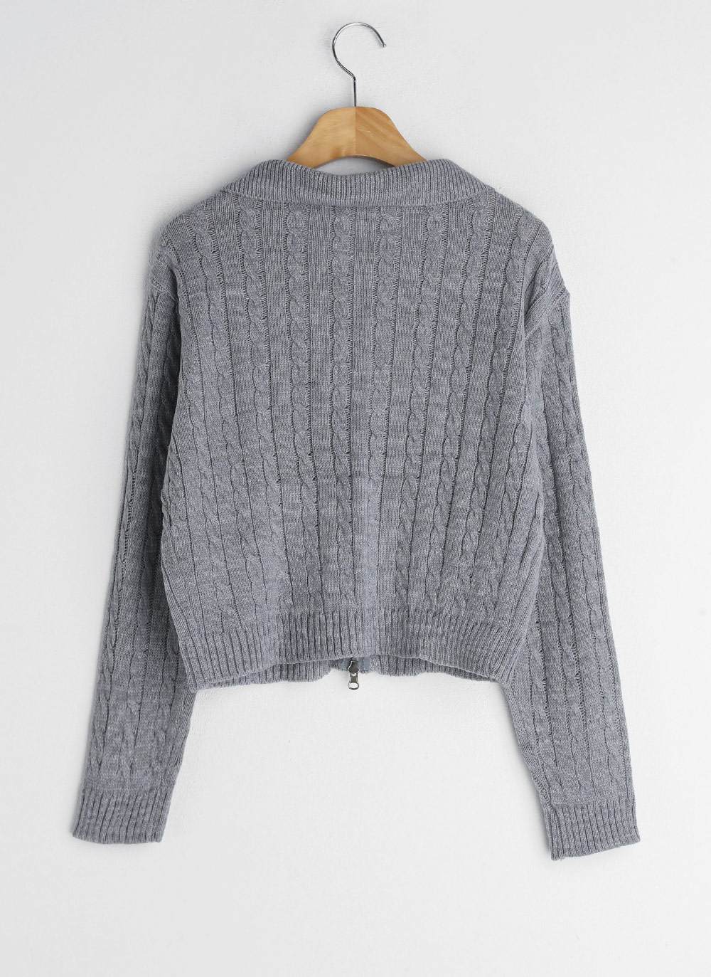 ダブルジップカラーケーブルカーディガン | DHOLIC | 詳細画像23