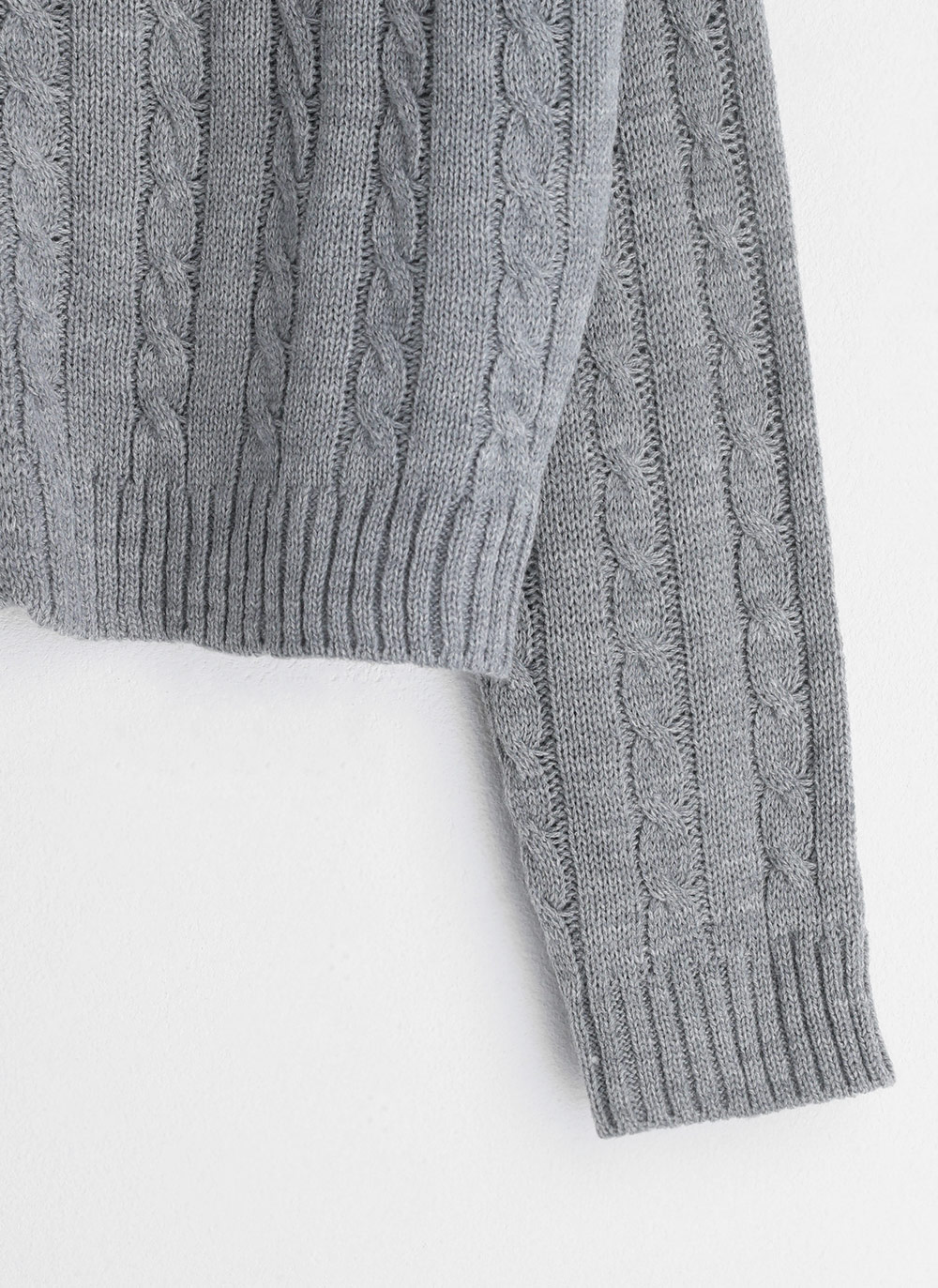 ダブルジップカラーケーブルカーディガン | DHOLIC | 詳細画像25