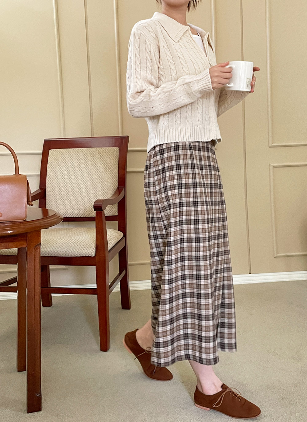 ダブルジップカラーケーブルカーディガン | DHOLIC | 詳細画像11