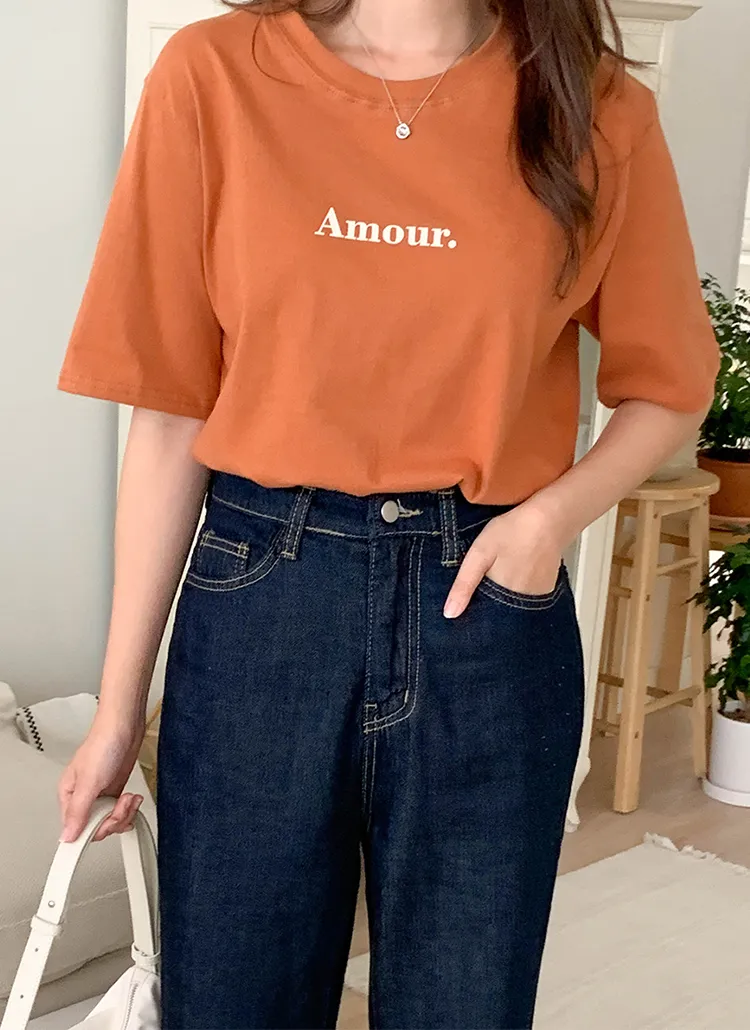 Amour半袖Tシャツ | lindashop | 詳細画像1