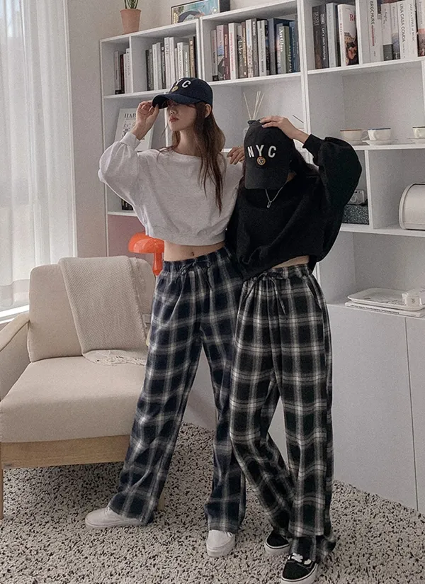 pheeny オンブレチェックパンツ フィーニー pheeny オンブレチェック  