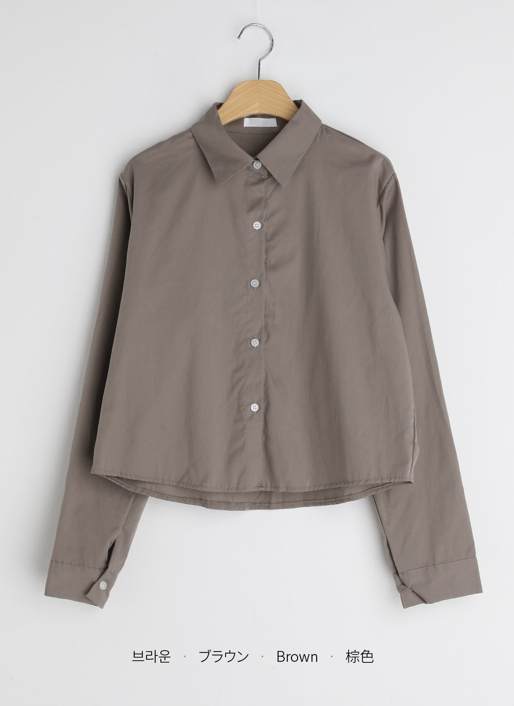 ラウンドヘムクロップドシャツ | DHOLIC | 詳細画像24