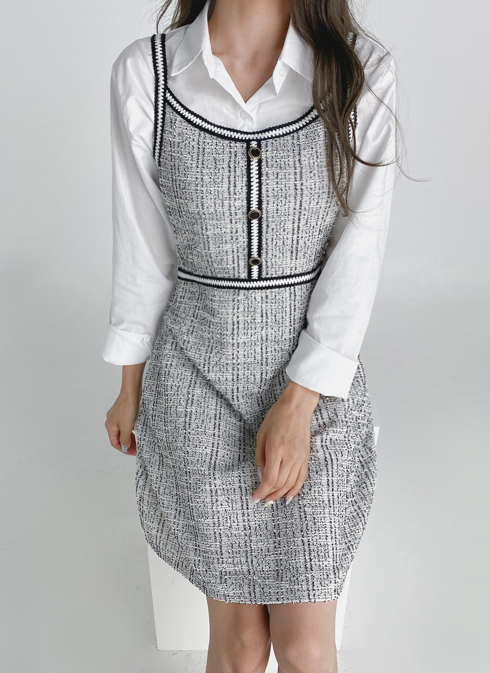 ラウンドヘムクロップドシャツ | DHOLIC | 詳細画像16