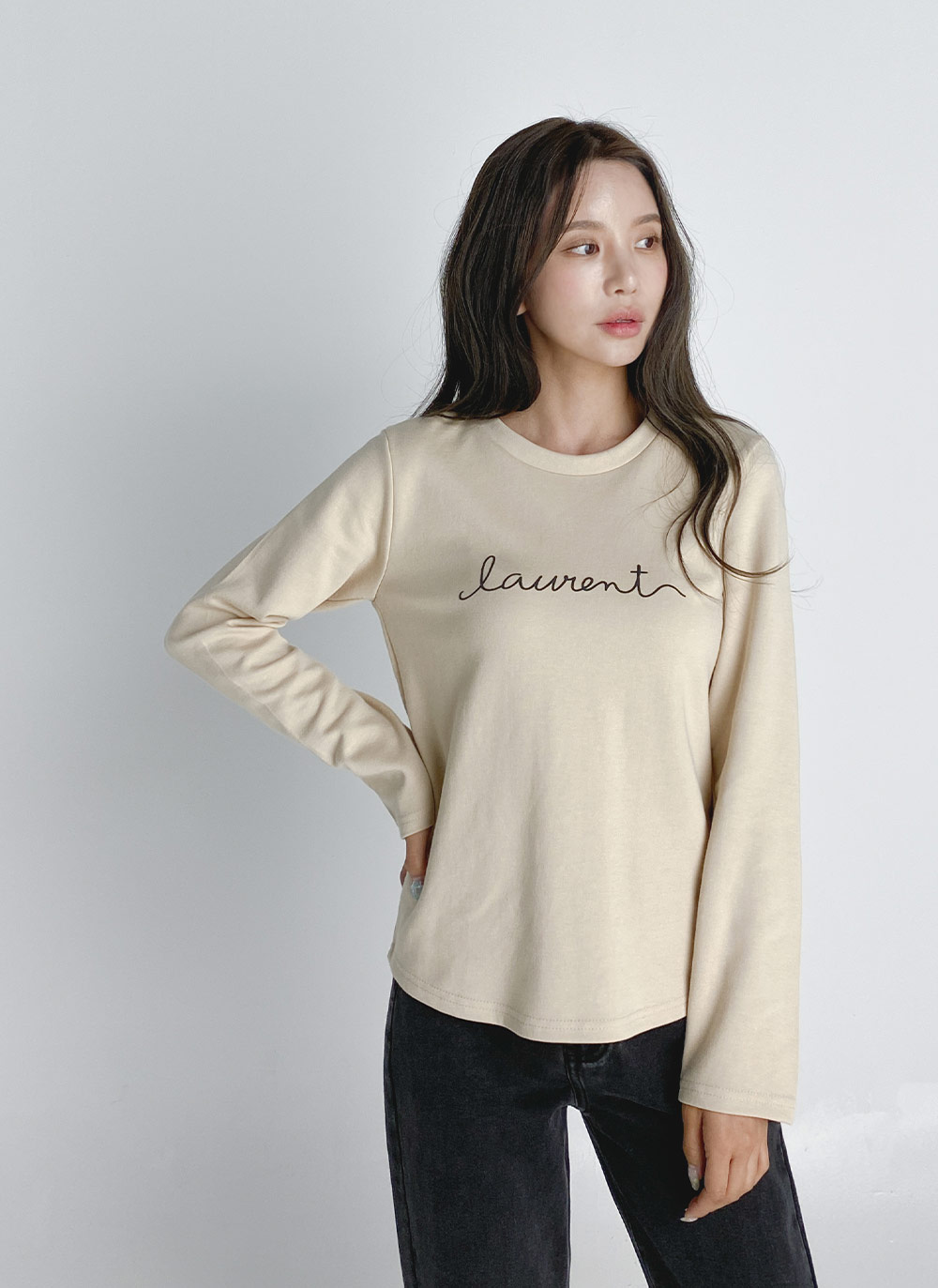 レタリングラウンドネックTシャツ | DHOLIC | 詳細画像16