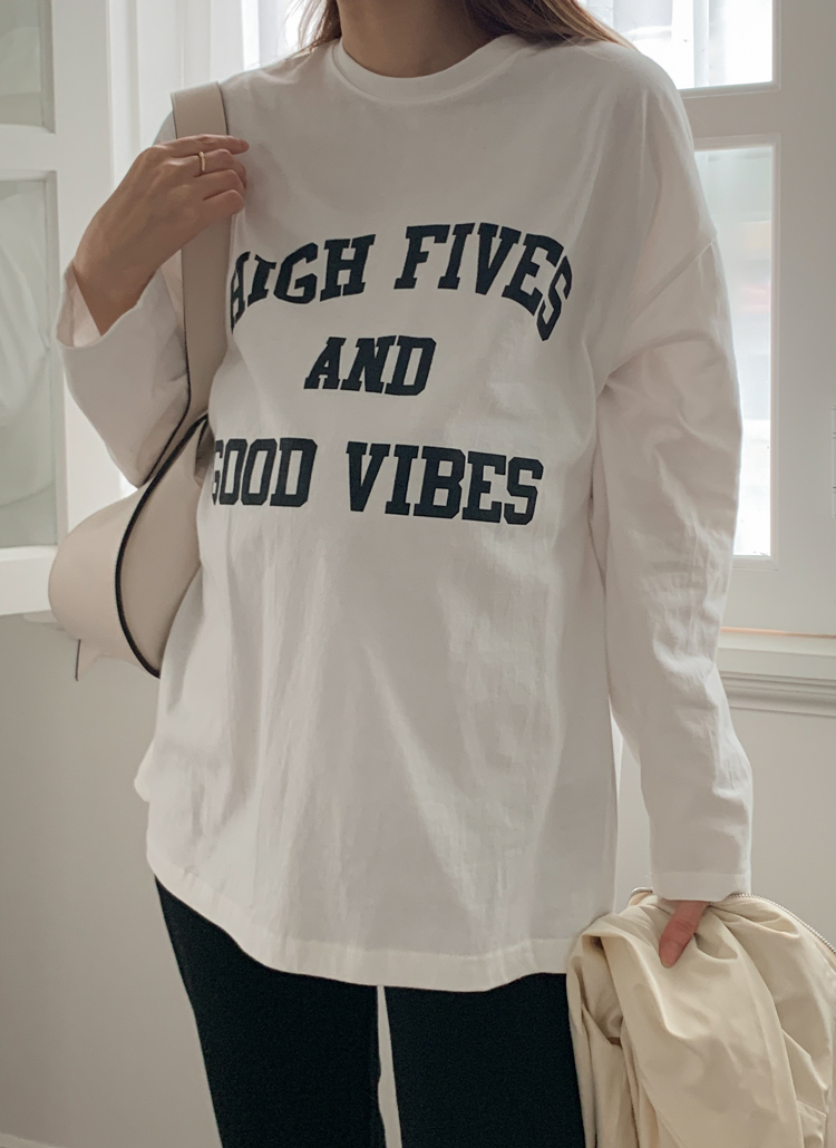 レタリングロング丈長袖tシャツ P4154 レディースファッション通販 Dholic 公式