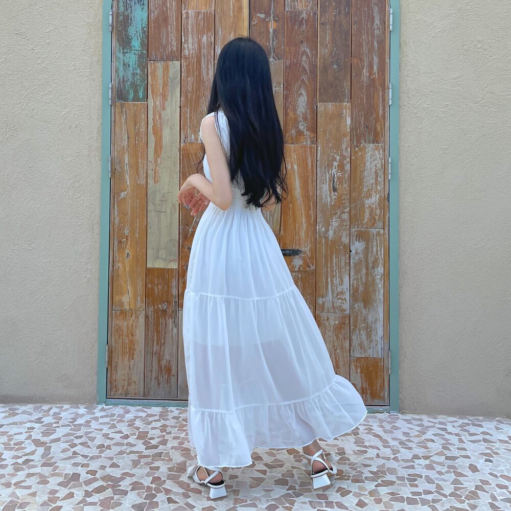 シフォンノースリティアードワンピース | レディースファッション通販