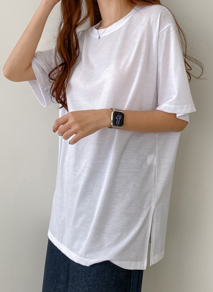 サイドスリットTシャツ | レディースファッション通販 - DHOLIC
