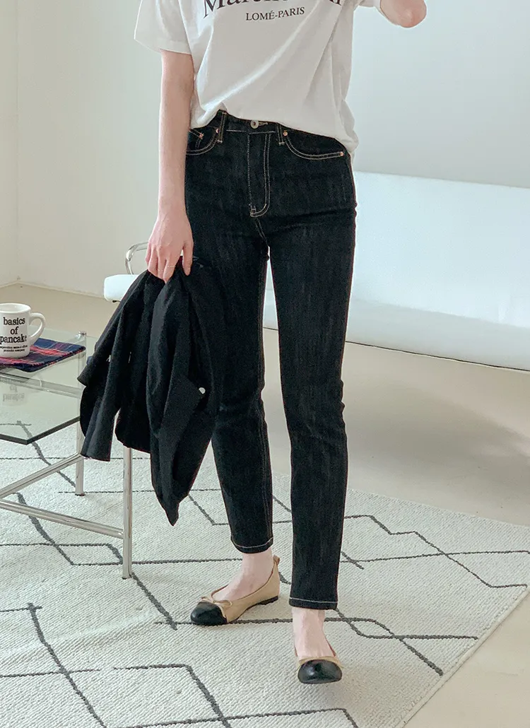 ダークブルースキニーデニムパンツ | レディースファッション通販 - DHOLIC