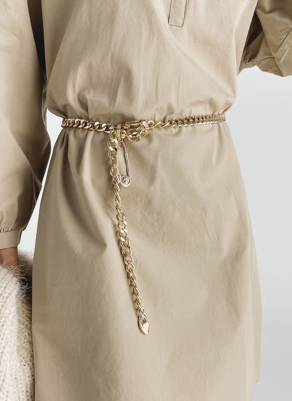 2TYPEモチーフ付チェーンベルト | レディースファッション通販 - DHOLIC