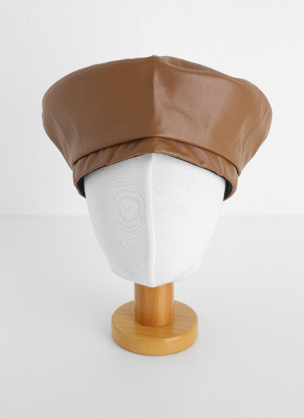 mature ha. シルクベレー beret top gather big silk（カラー