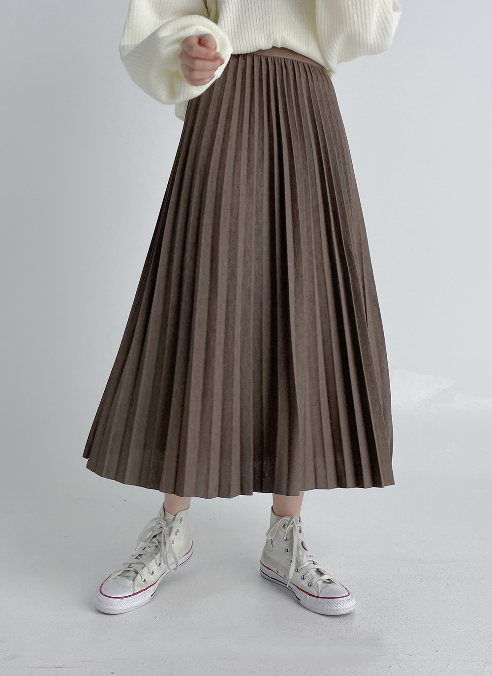 ウエストゴムプリーツスカート | レディースファッション通販 - DHOLIC