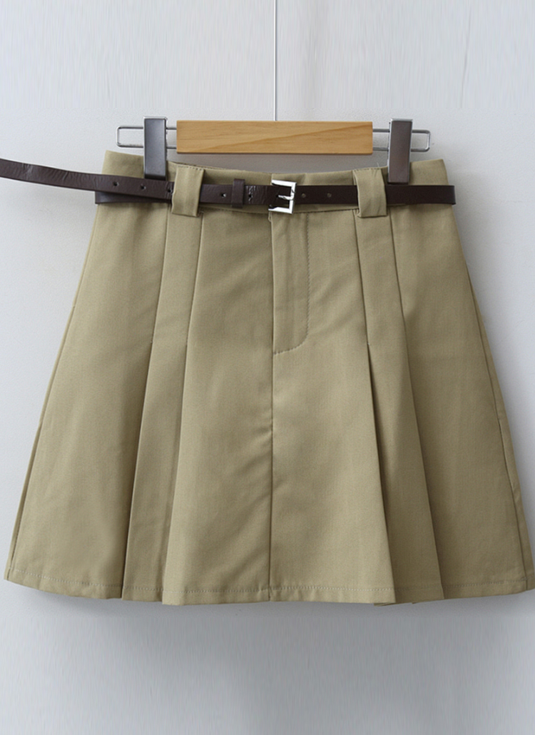 elmyu ベルト付き スカートパンツ ボトムス | selectshop elmyu