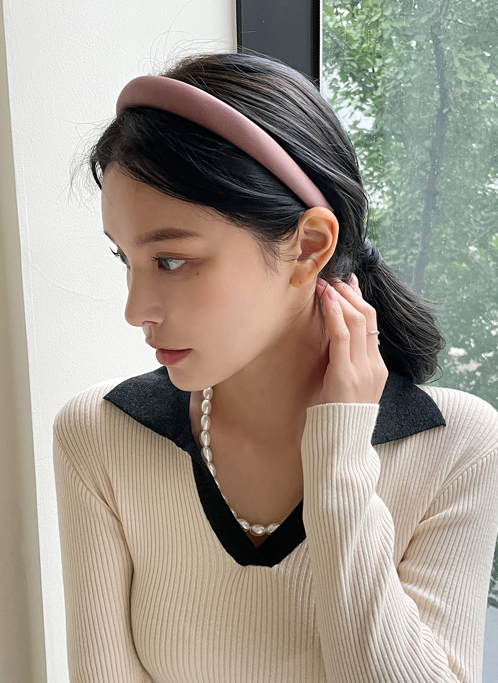 チェーンカチューシャ 【BLACK】／Kuuai｜LISTEN FLAVOR(リッスンフレーバー) 公式通販サイト