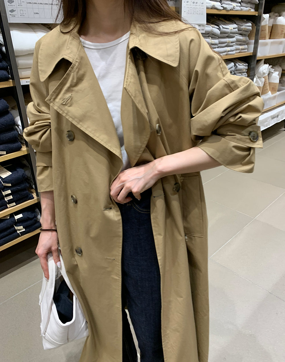 WEEKEND ベージュ トレンチコート ロンドントレンチコート | レディースファッション通販 - DHOLIC