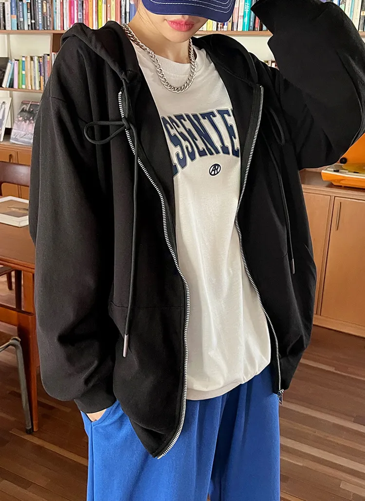 マフポケットジップアップパーカー | chicfox | 詳細画像1