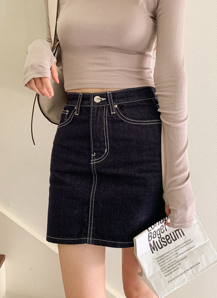 エミリオプッチ♥️シルク100% デニム スカート エミリオプッチ♥️シルク100% デニム スカート