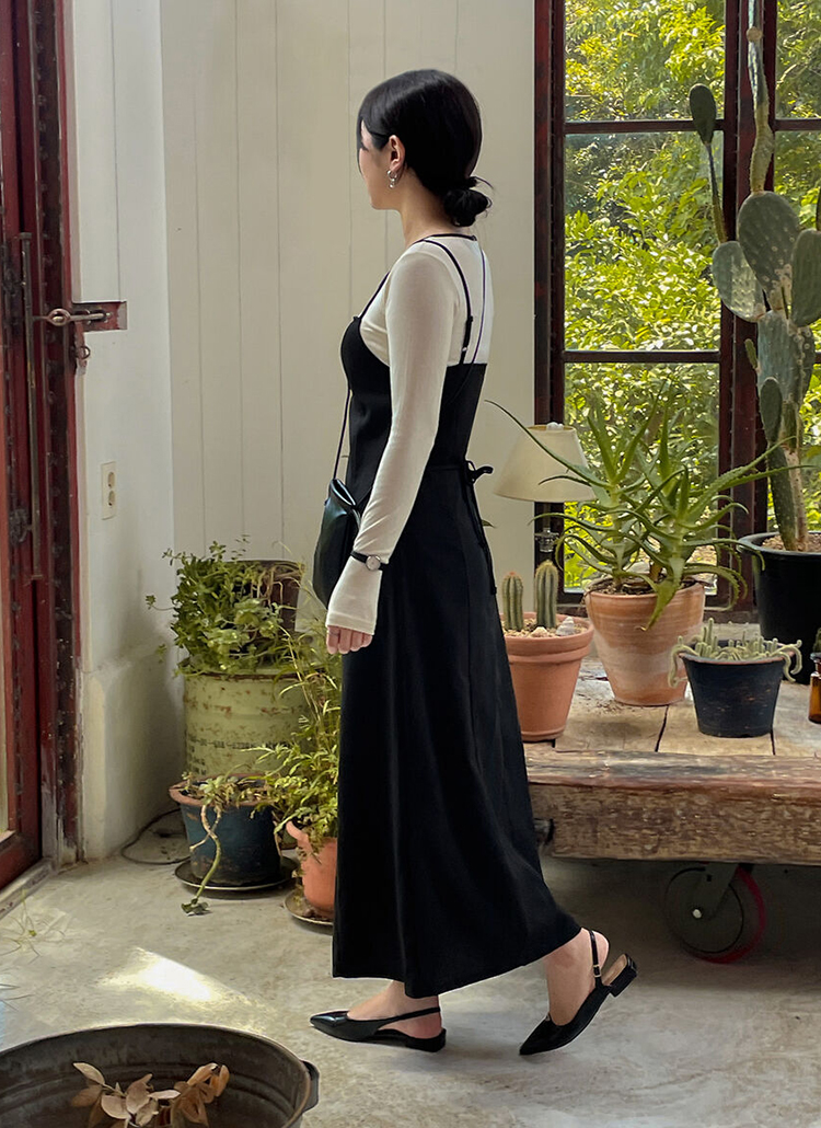 ダーツラインロングキャミワンピース レディースファッション通販 Dholic ダーツラインロングキャミワンピース レディースファッション通販 Dholic