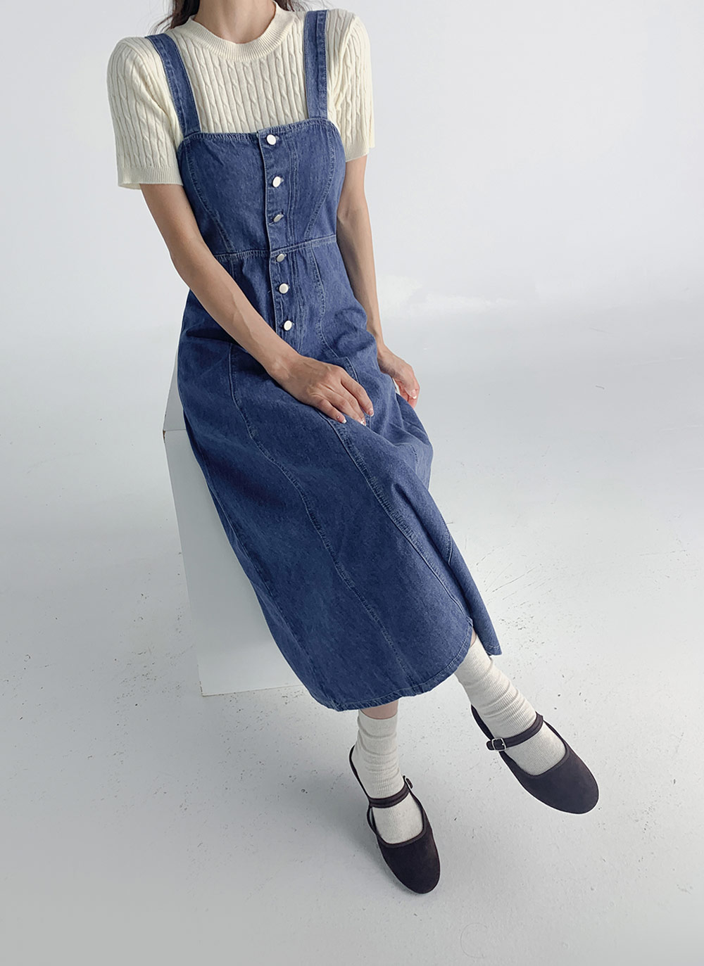 数量限定セール 今期❗️プライド デニムワンピース ロングスカート
