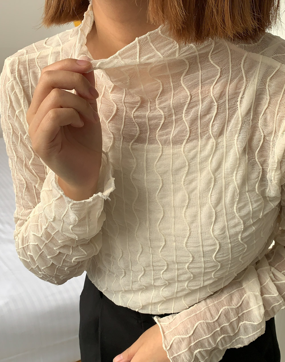 アシメシアーショルダーTシャツ | レディースファッション通販