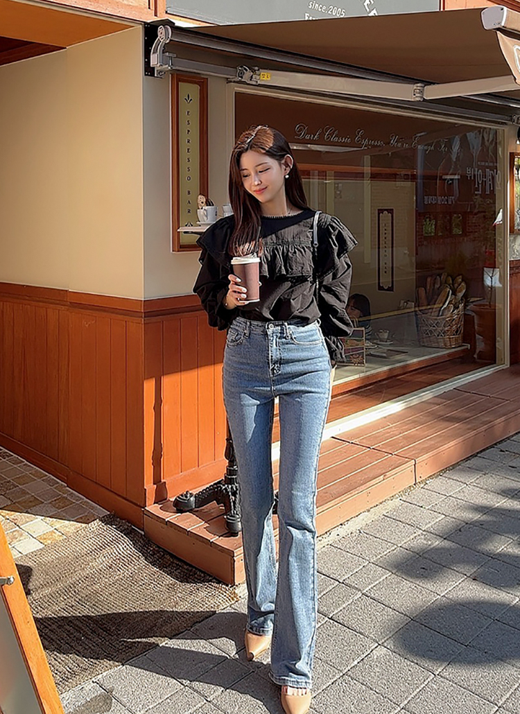 正規品 CELINE フレアレッグ バギー デニムパンツ コムドットやまと着用 正規品 CELINE フレアレッグ バギー デニムパンツ コムドット