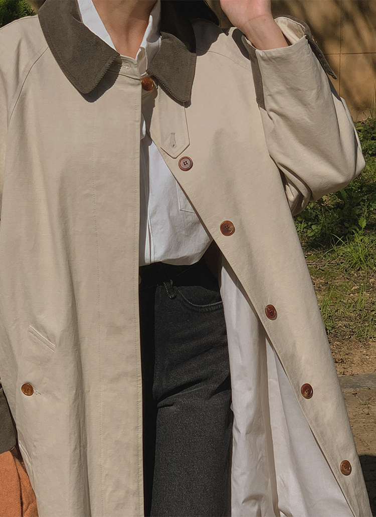 配色カラーロングコート・p424513