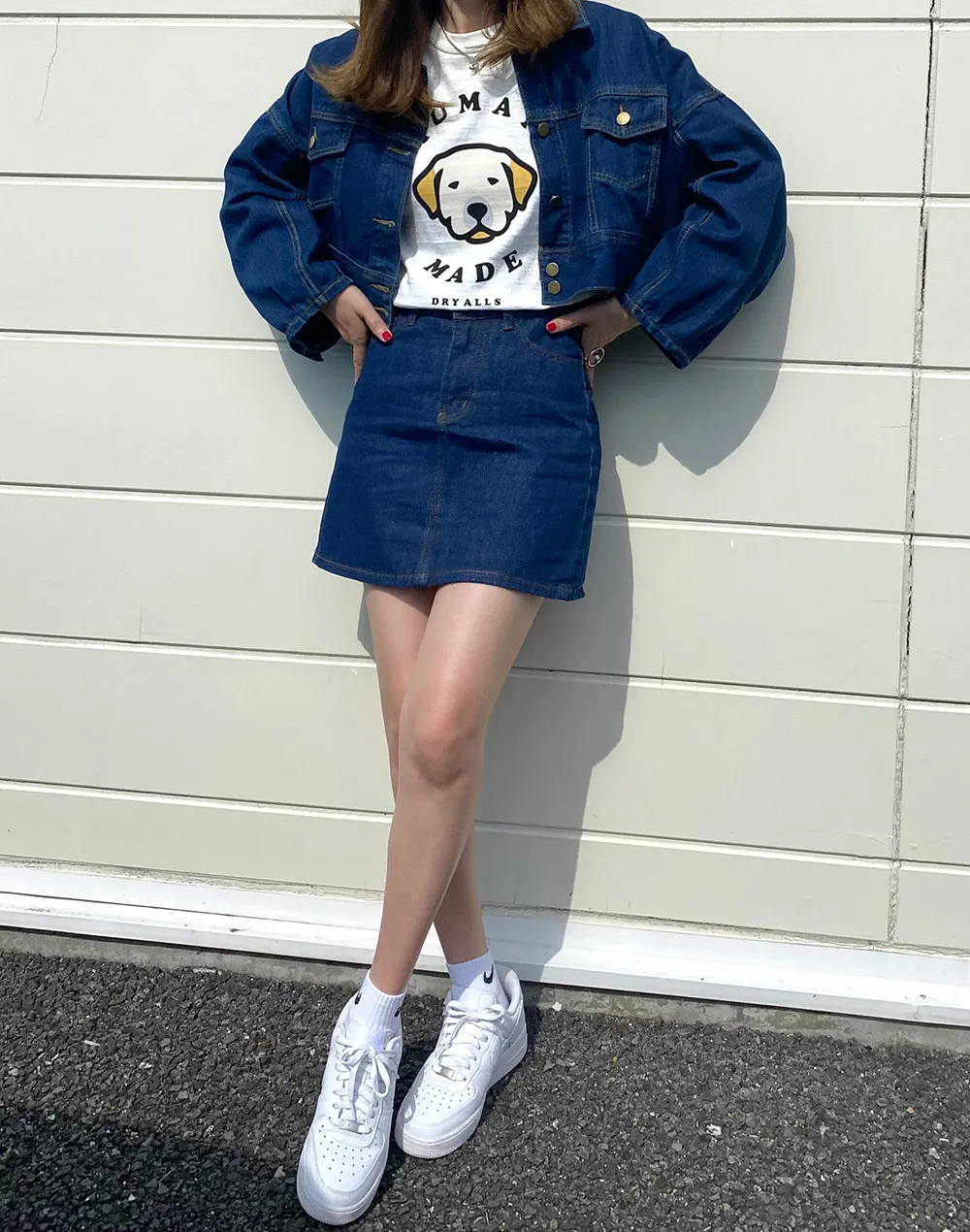 デニムジャケット・ミニスカート セットアップ | レディース 