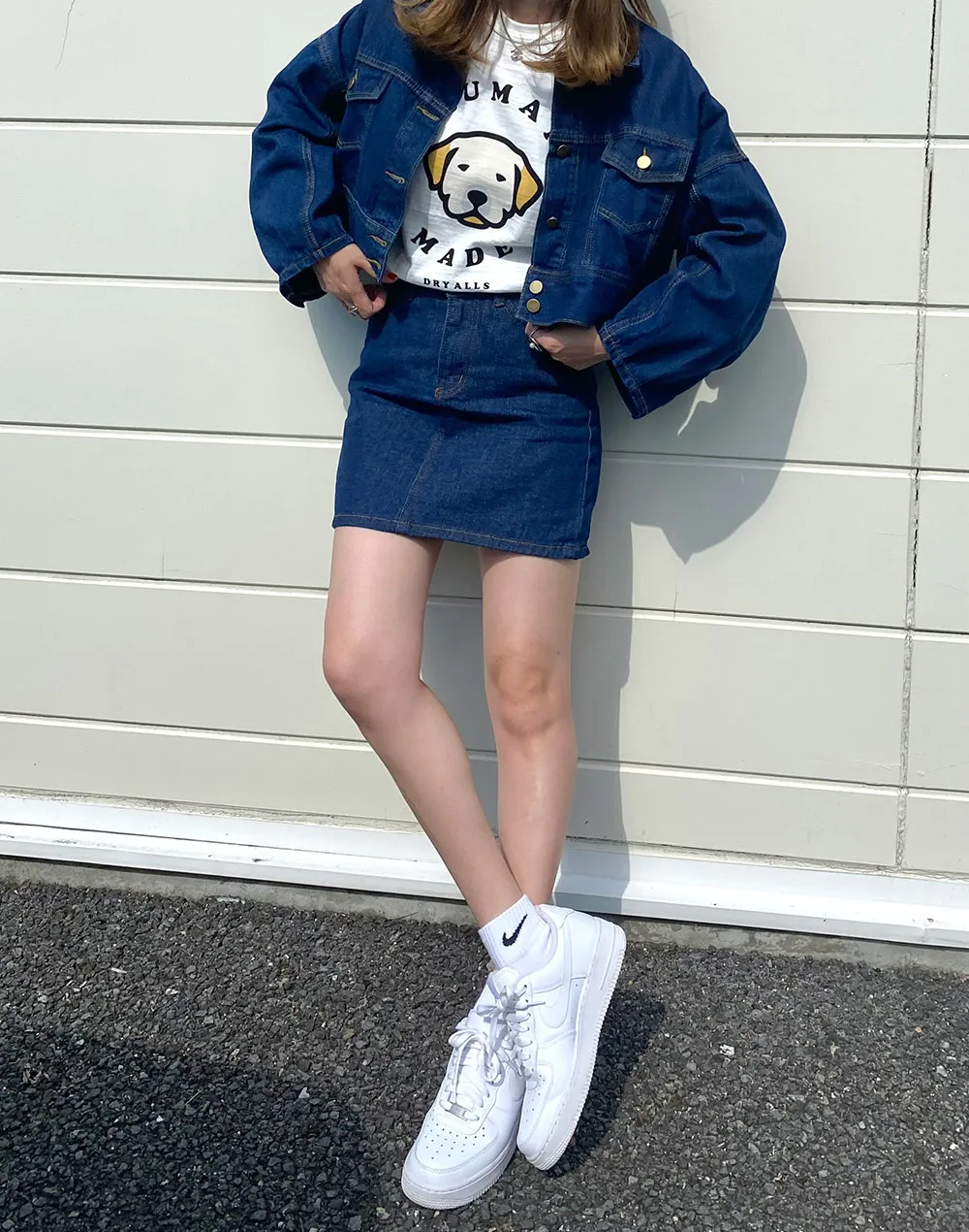 デニムジャケット・ミニスカート セットアップ | レディース 
