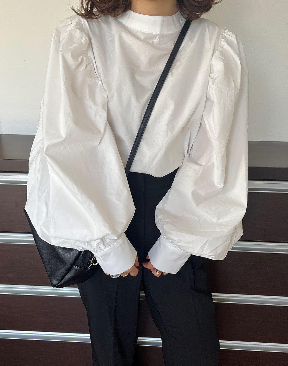 セール】puff sleeve volume blouse / パフスリーブボリューム