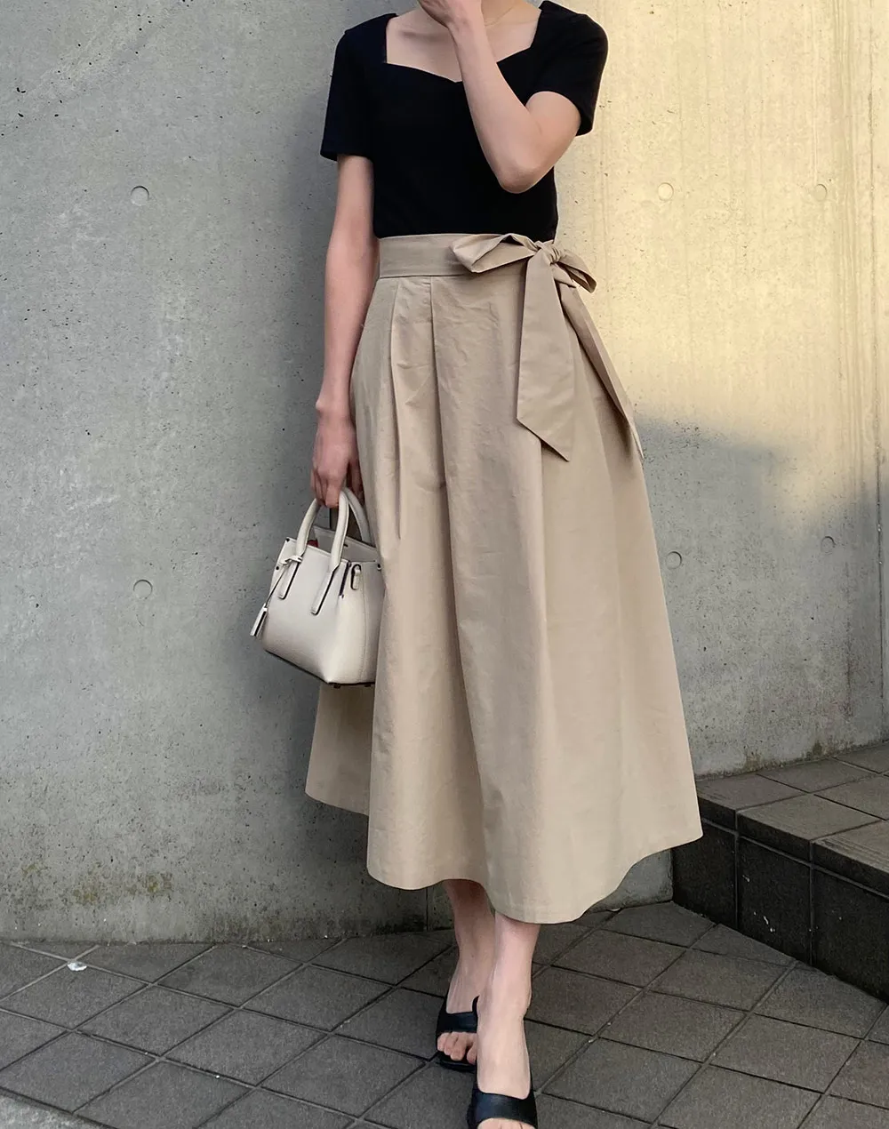 ウエストリボンスカート | レディースファッション通販 - DHOLIC 