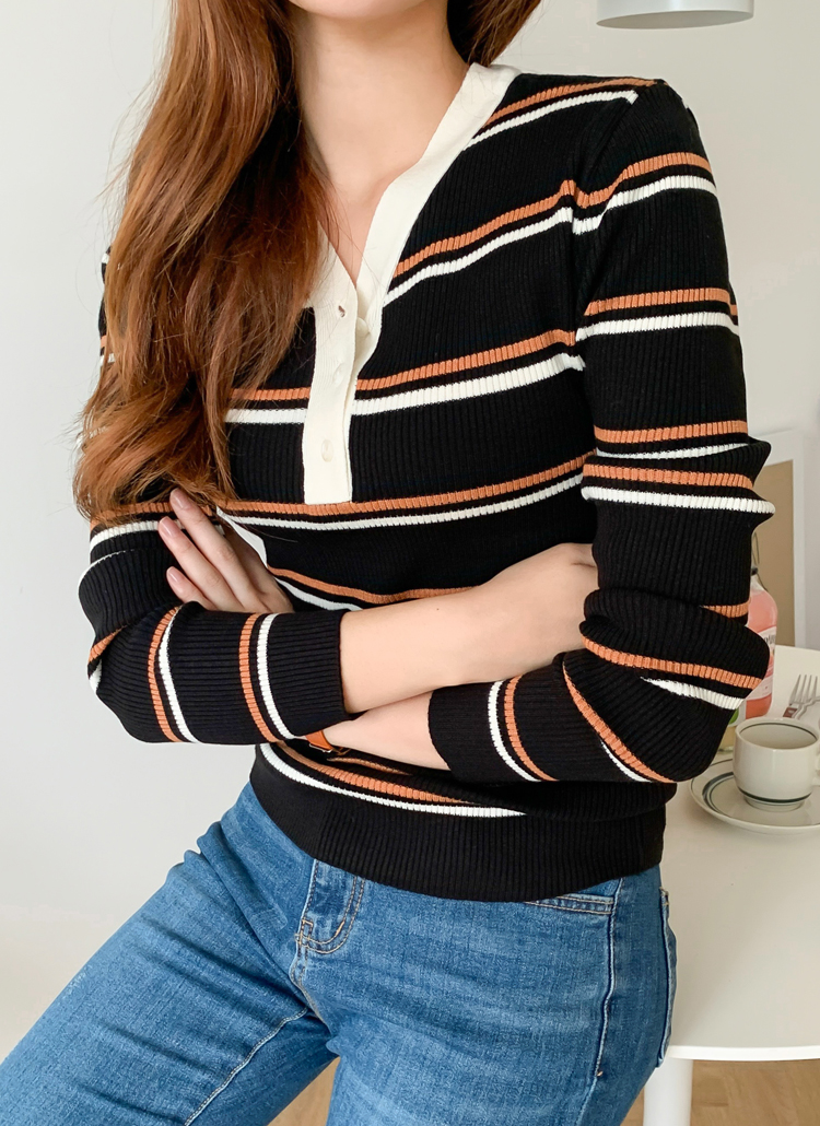 デザインか ｖネックボーダーニット M4zyp M ルカリ Pfstile It