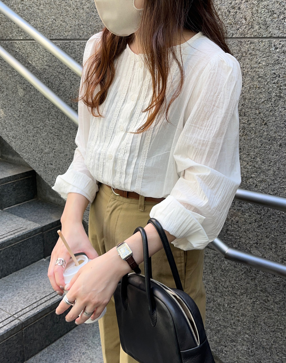 コットンレースブラウス | レディースファッション通販 - DHOLIC