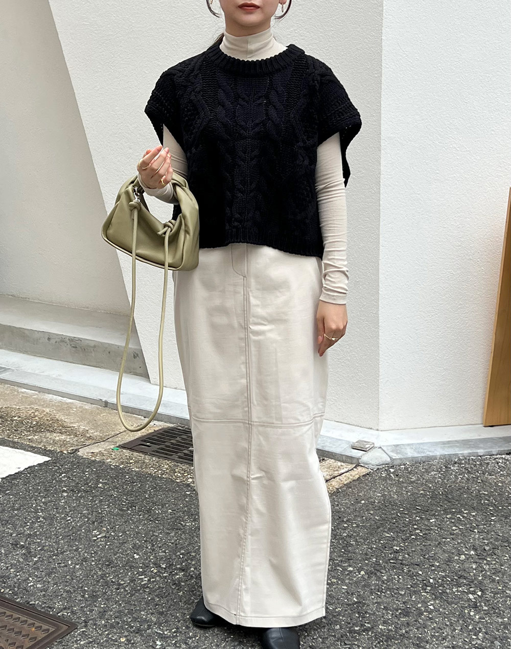 2TYPEケーブルニットベスト | 詳細画像4