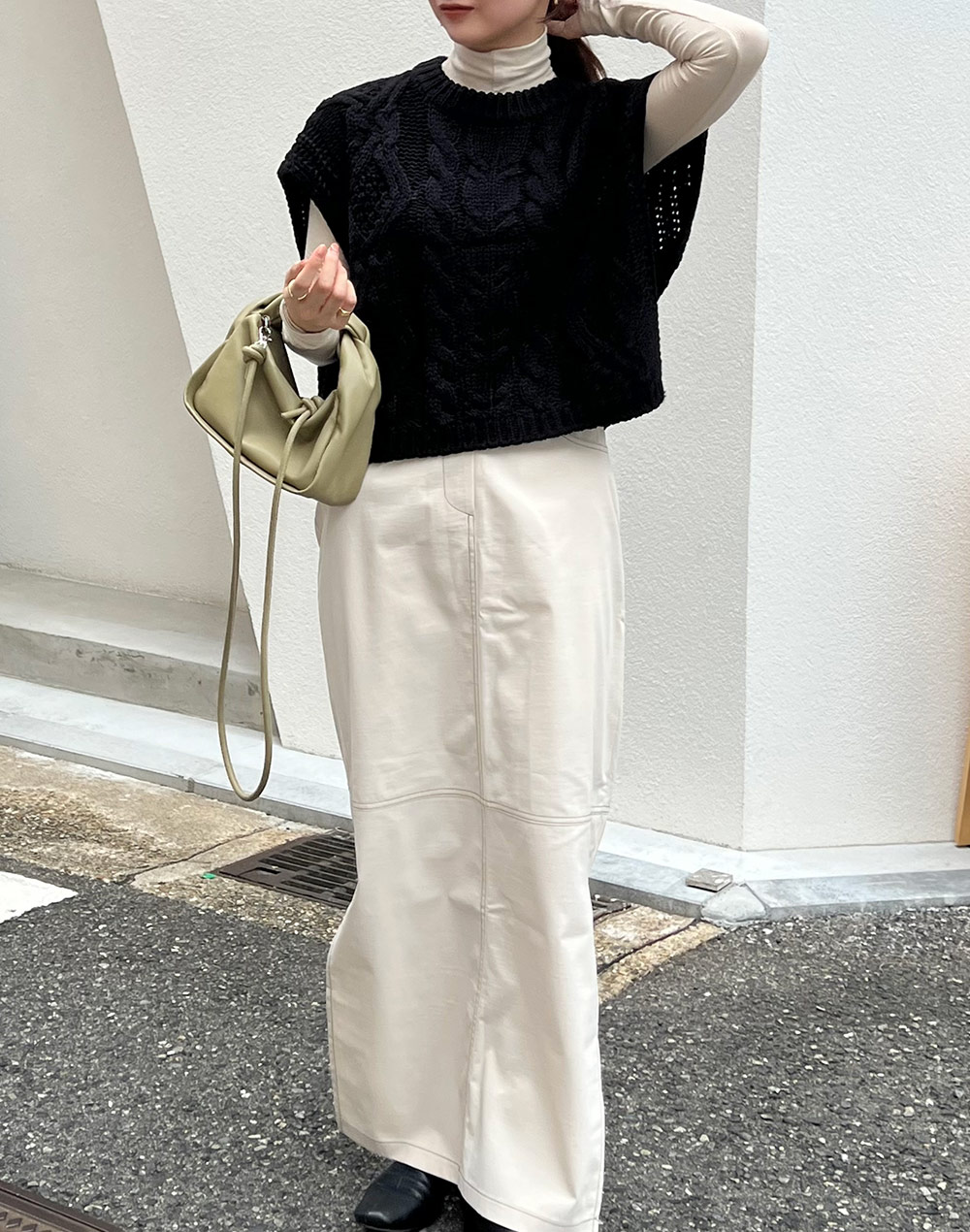 2TYPEケーブルニットベスト | 詳細画像6