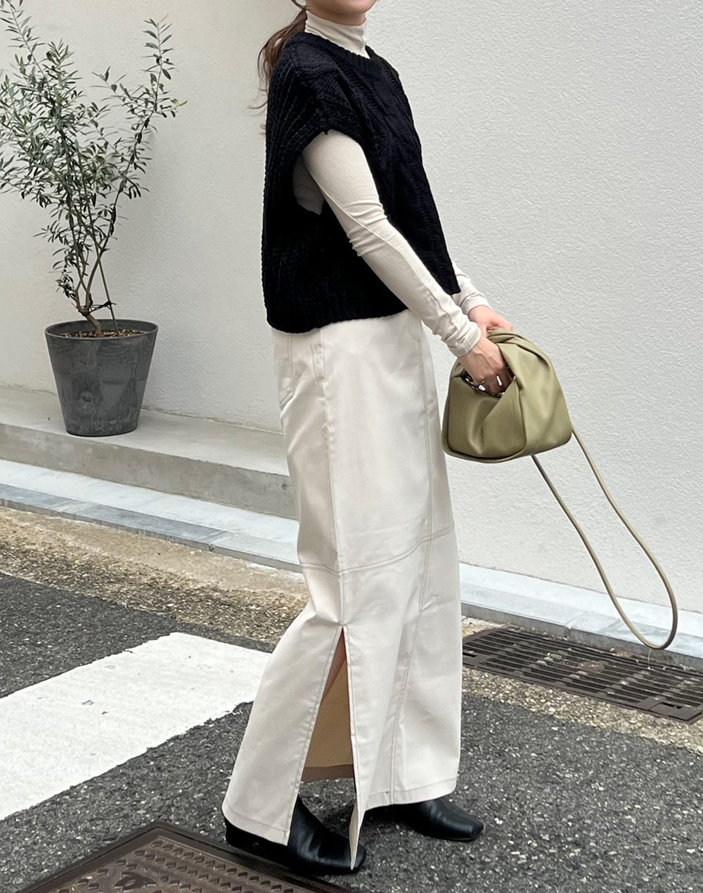 2TYPEケーブルニットベスト | 詳細画像11