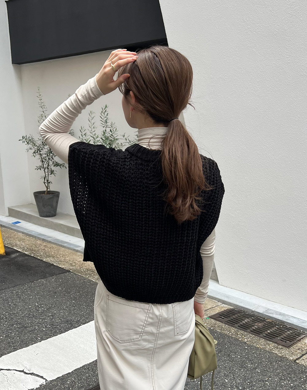 2TYPEケーブルニットベスト | 詳細画像17