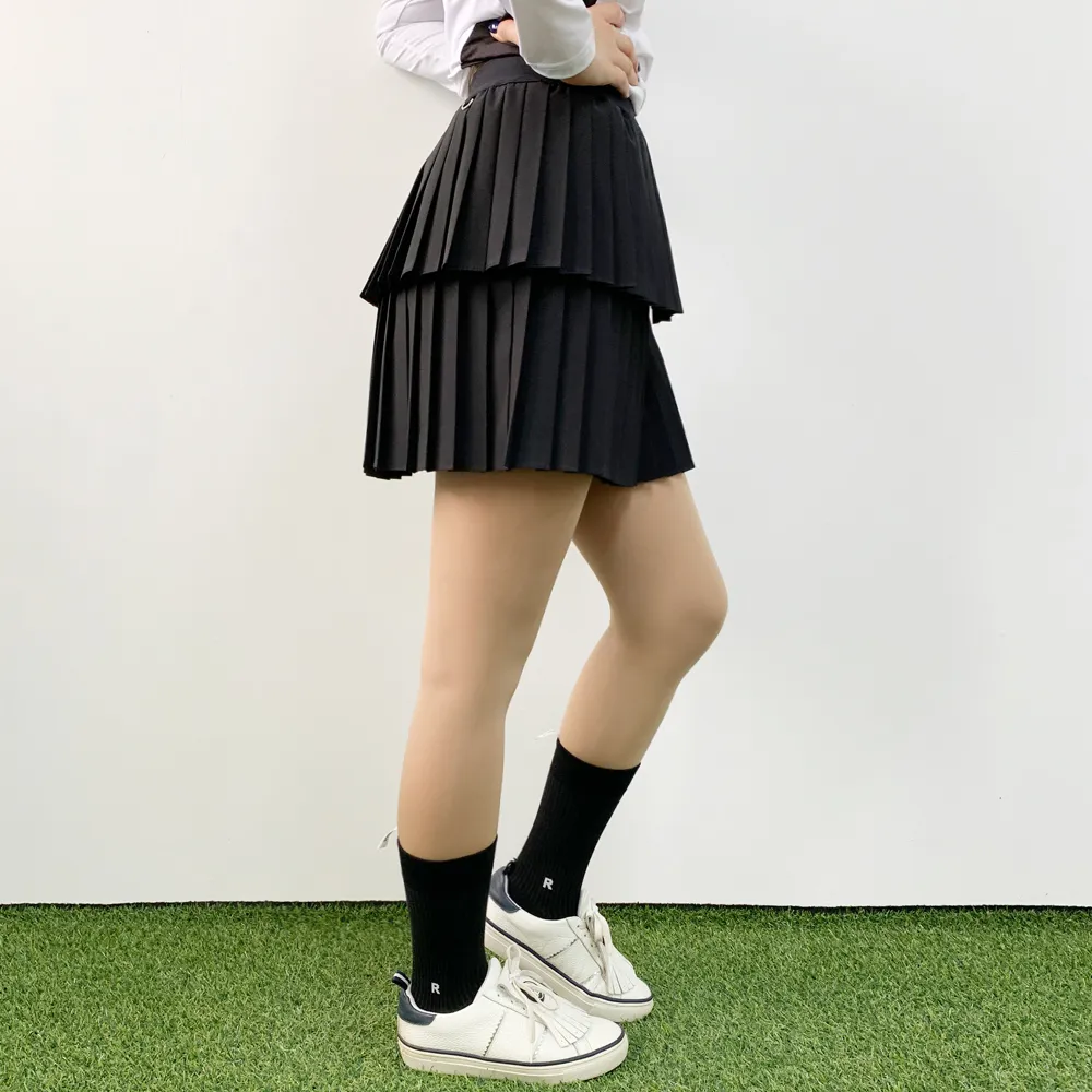 パンツ裏地ダブルプリーツスカート | voer | 詳細画像6