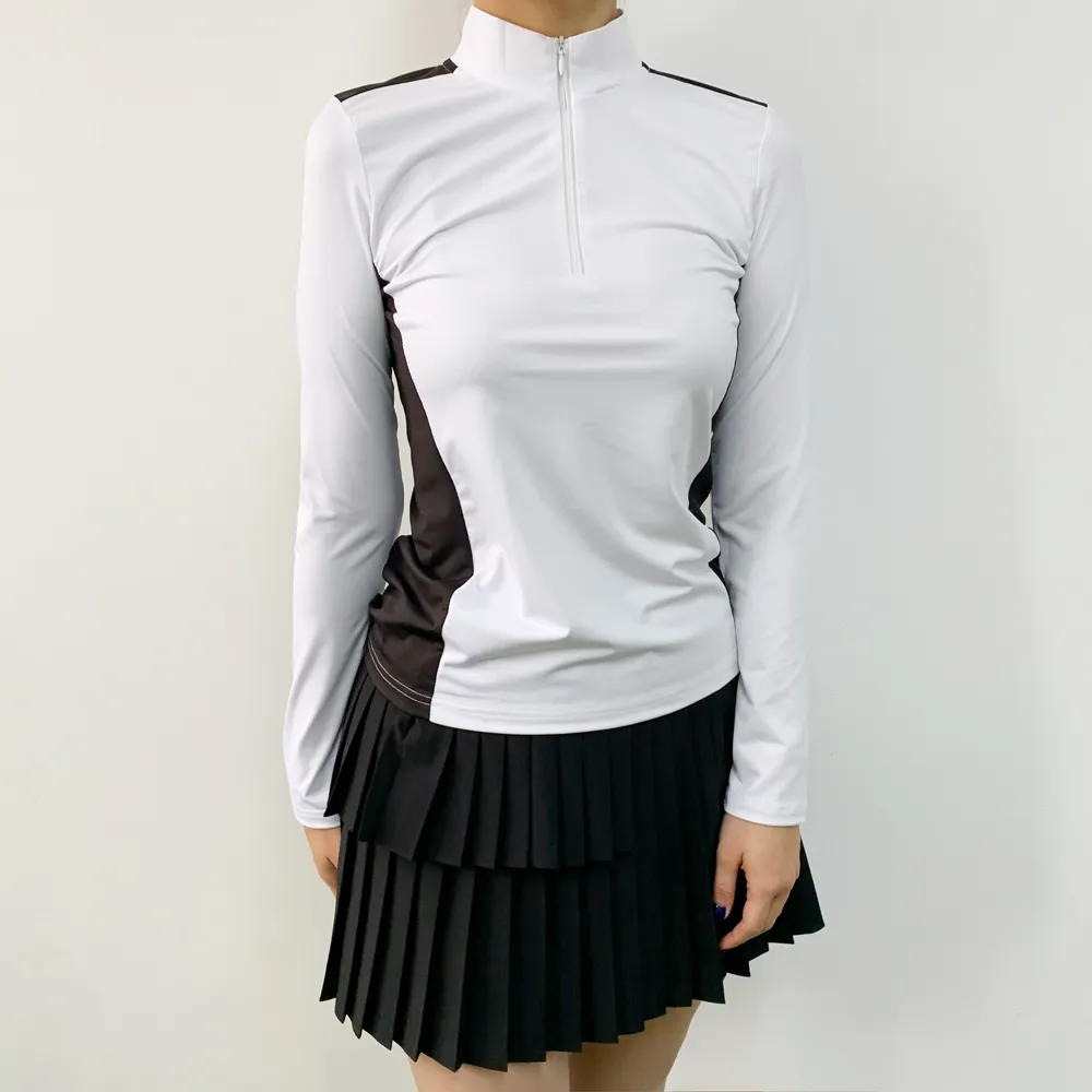 配色ハーフジップTシャツ | voer | 詳細画像2