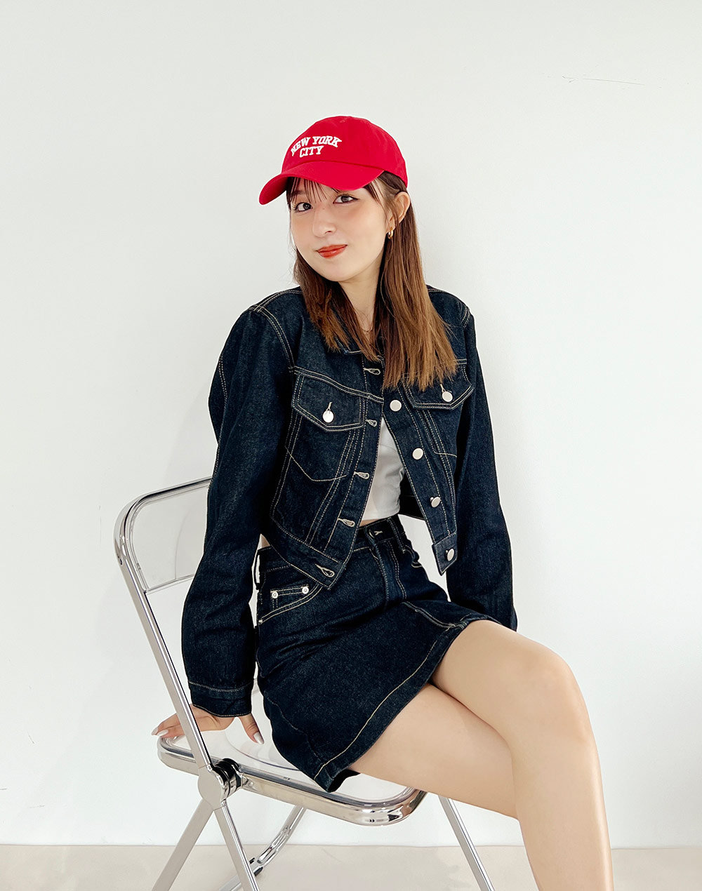 NEW YORK CITYロゴキャップ | レディースファッション通販 - DHOLIC
