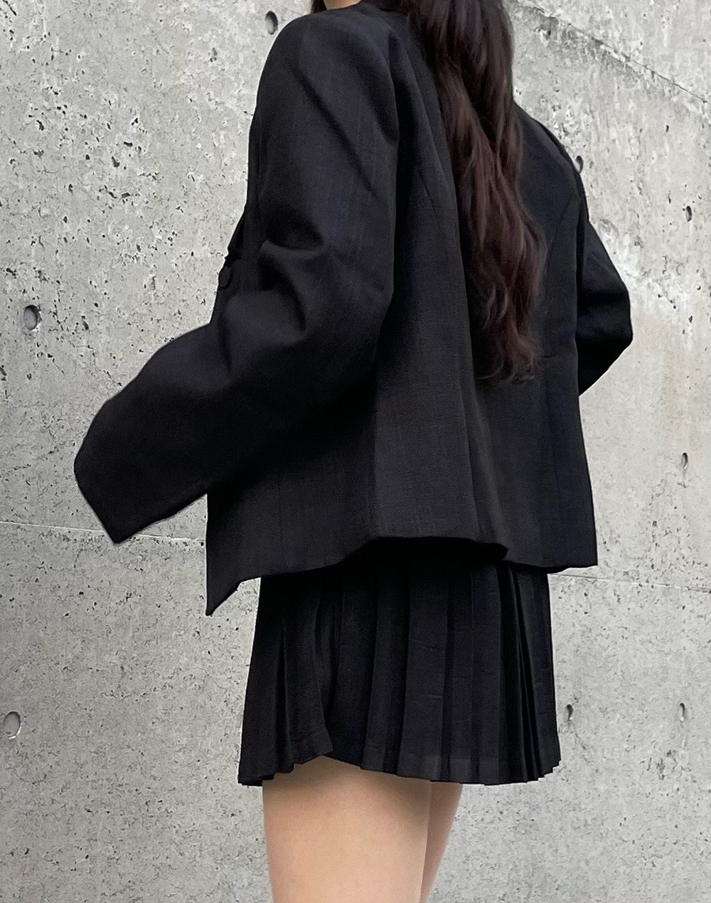 ꕤꕤ　プリーツプリーズ　ミニ丈　ジャケット PLEATS PLEASE プリーツプリーズ イッセイミヤケ プリーツ加工