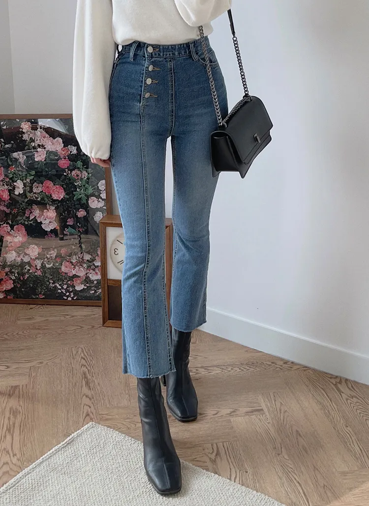 HARE デニムジャケット HARE ブーツカットデニム ダークブルー デニムジャケット Gジャン HARE Sサイズ HARE ブーツカットデニム ダークブルー