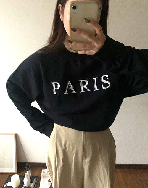 PARIS ロゴスウェット - スウェット