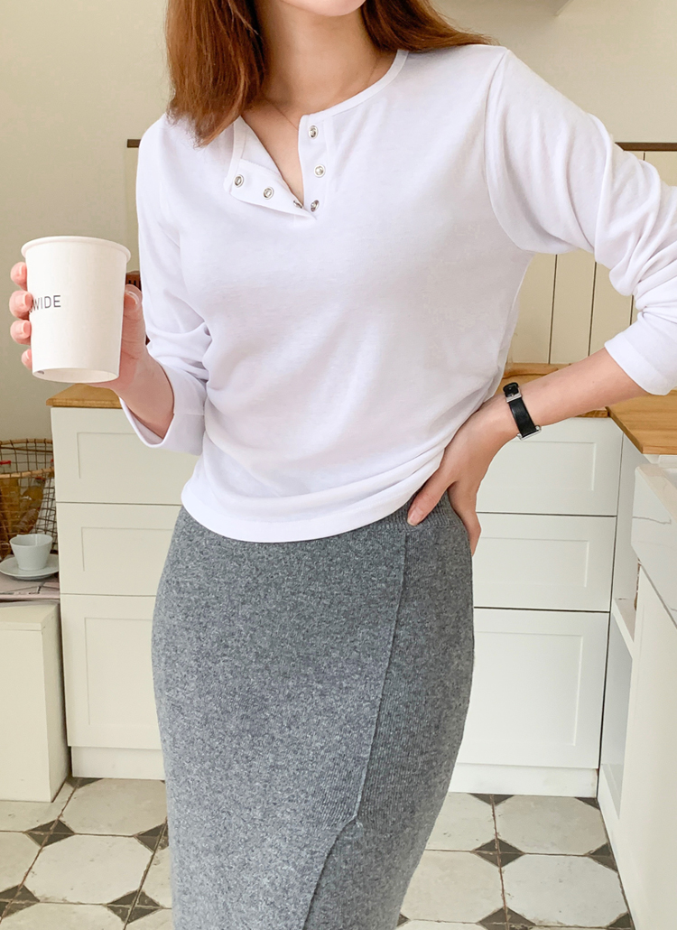 ヘンリーネックtシャツ レディースファッション通販 Dholic 公式