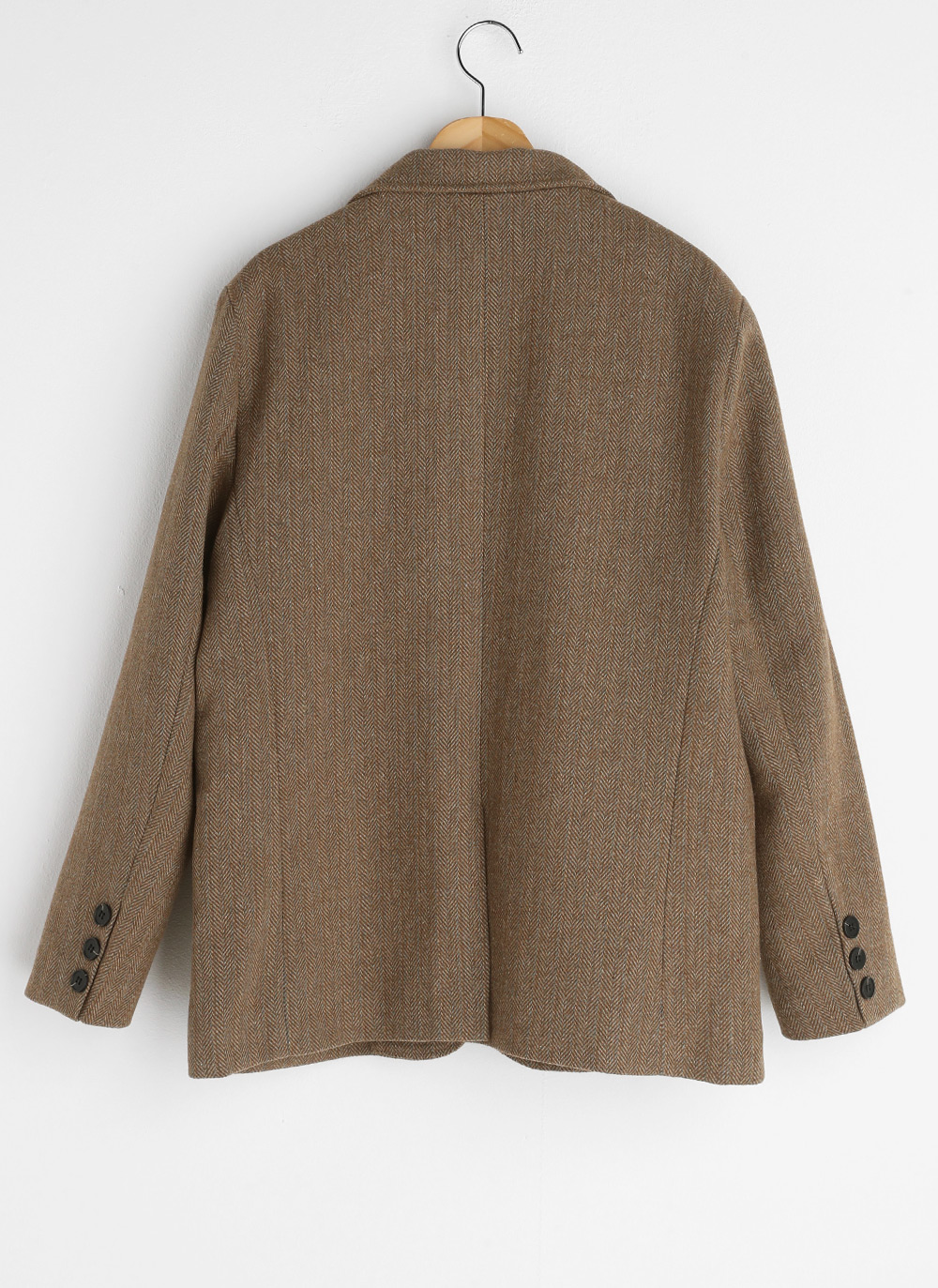 SPORTMAX「FRANCIA」ウール混ヘリンボーンジャケット ウール混へリンボーンジャケット | レディースファッション通販