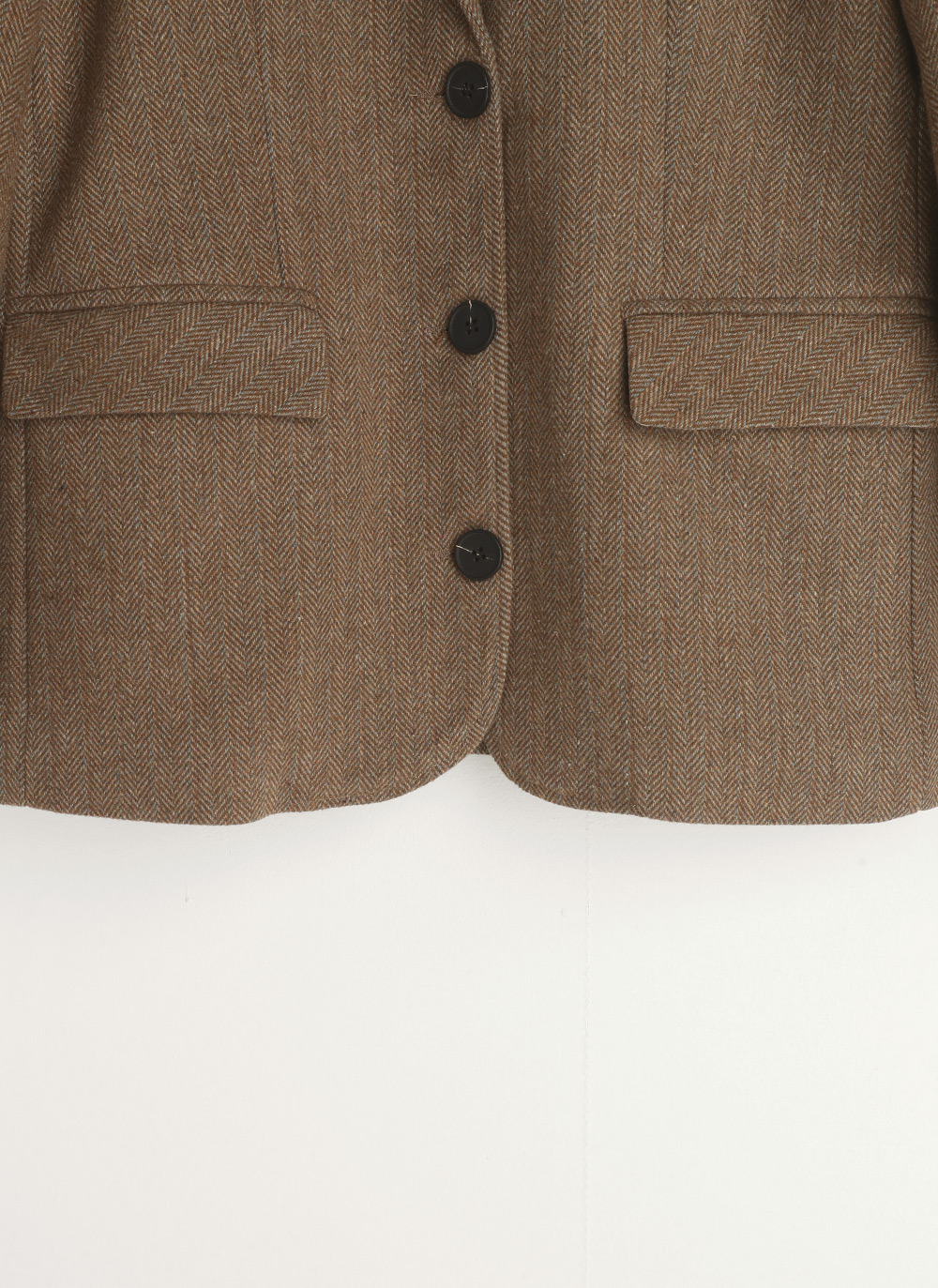 SPORTMAX「FRANCIA」ウール混ヘリンボーンジャケット ウール混へリンボーンジャケット | レディースファッション通販